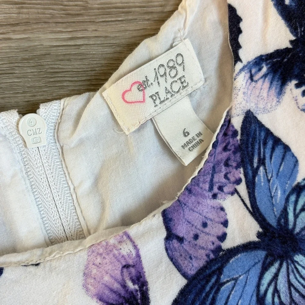 The Children's Place girls butterfly print dress